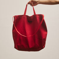 Engineered Garments 12oz Duck Canvas Carry All Tote, Red