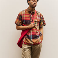 Engineered Garments Big Plaid Popover BD Shirt, Red/Khaki