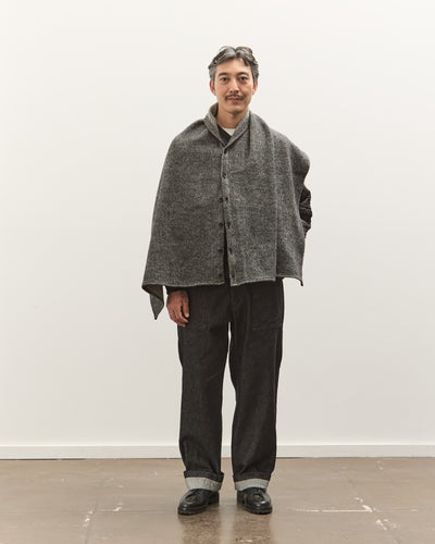 Engineered Garments Button Shawl, Black
