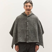 Engineered Garments Button Shawl, Black