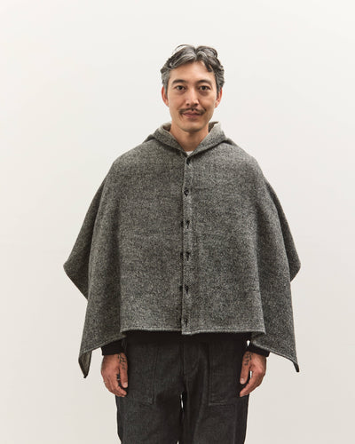 Engineered Garments Button Shawl, Black