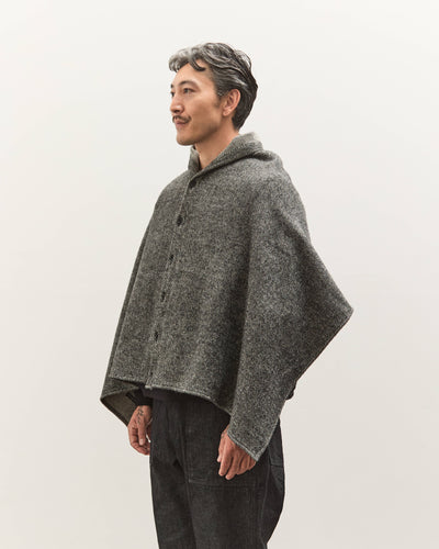 Engineered Garments Button Shawl, Black