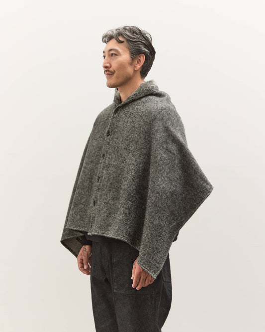 Engineered Garments Button Shawl, Black