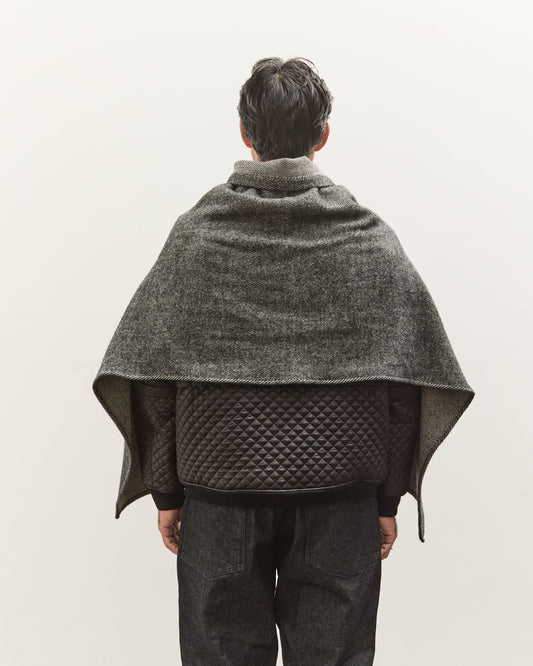 Engineered Garments Button Shawl, Black