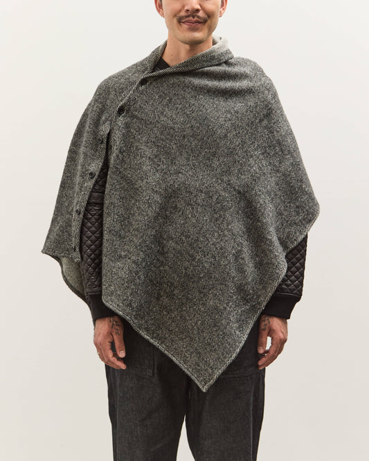 Engineered Garments Button Shawl, Black