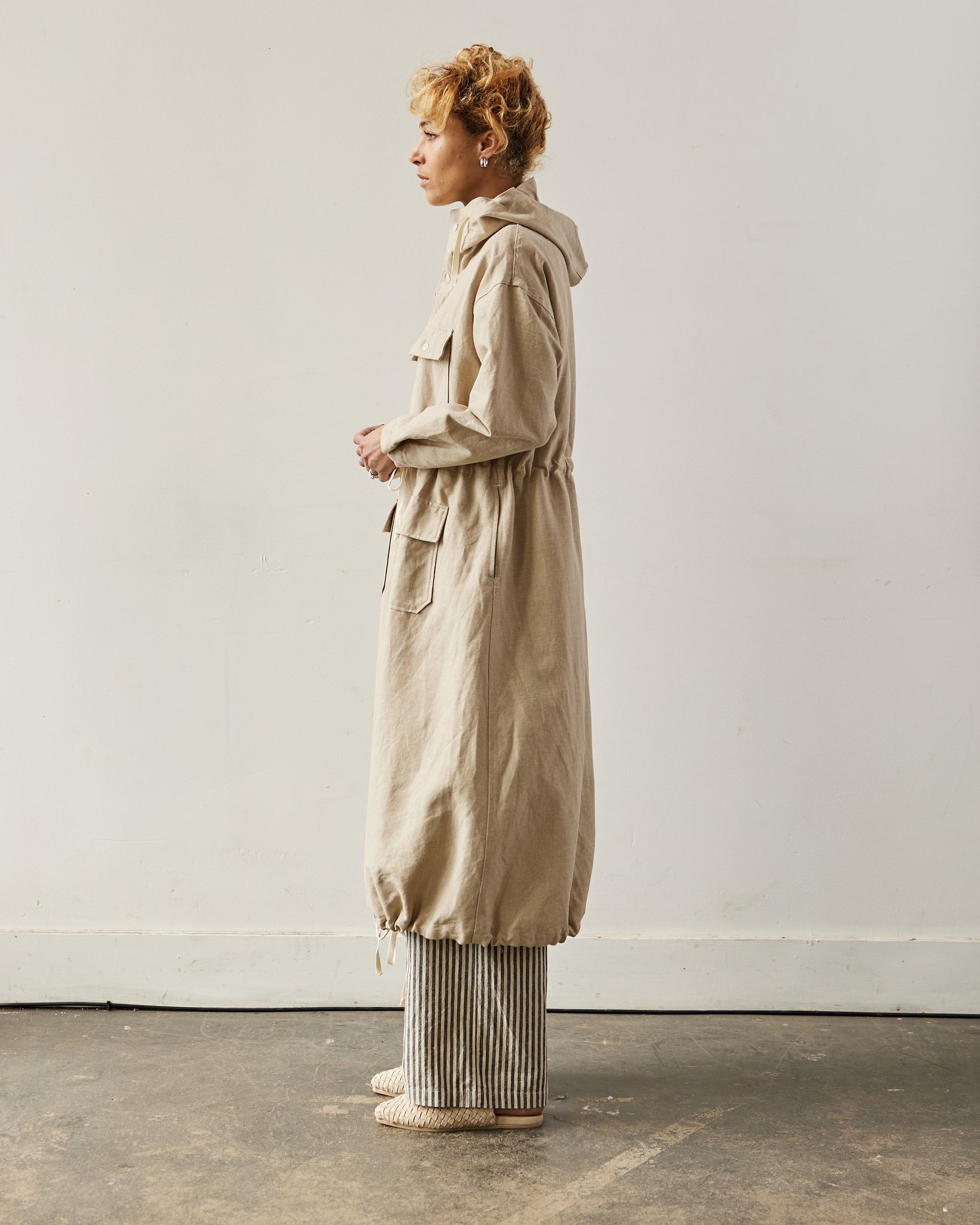 Engineered Garments Cagoule Dress, Natural | Glasswing