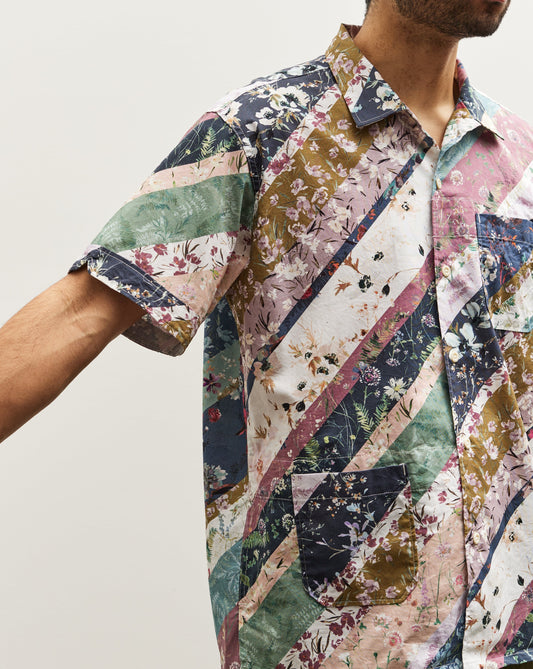 Engineered Garments Camp Shirt, Diagonal Print