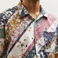 Engineered Garments Camp Shirt, Diagonal Print