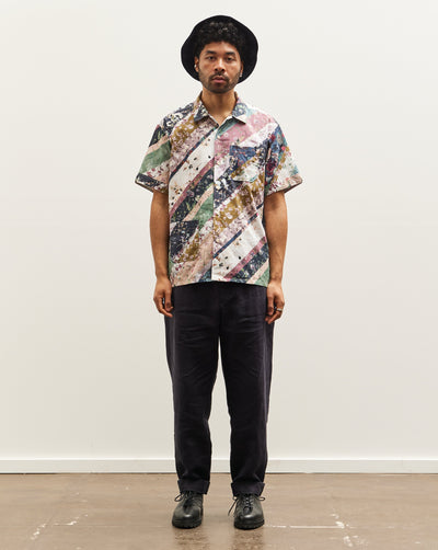 Engineered Garments Camp Shirt, Diagonal Print