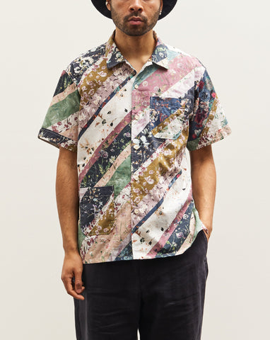 Engineered Garments Camp Shirt, Diagonal Print