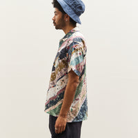 Engineered Garments Camp Shirt, Diagonal Print