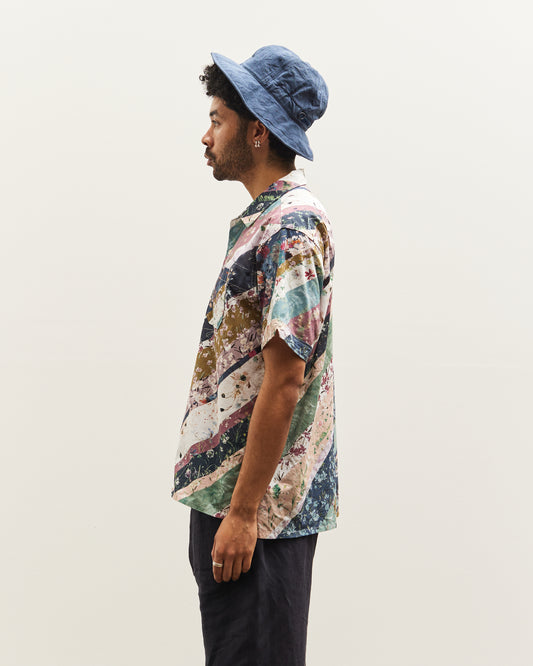 Engineered Garments Camp Shirt, Diagonal Print