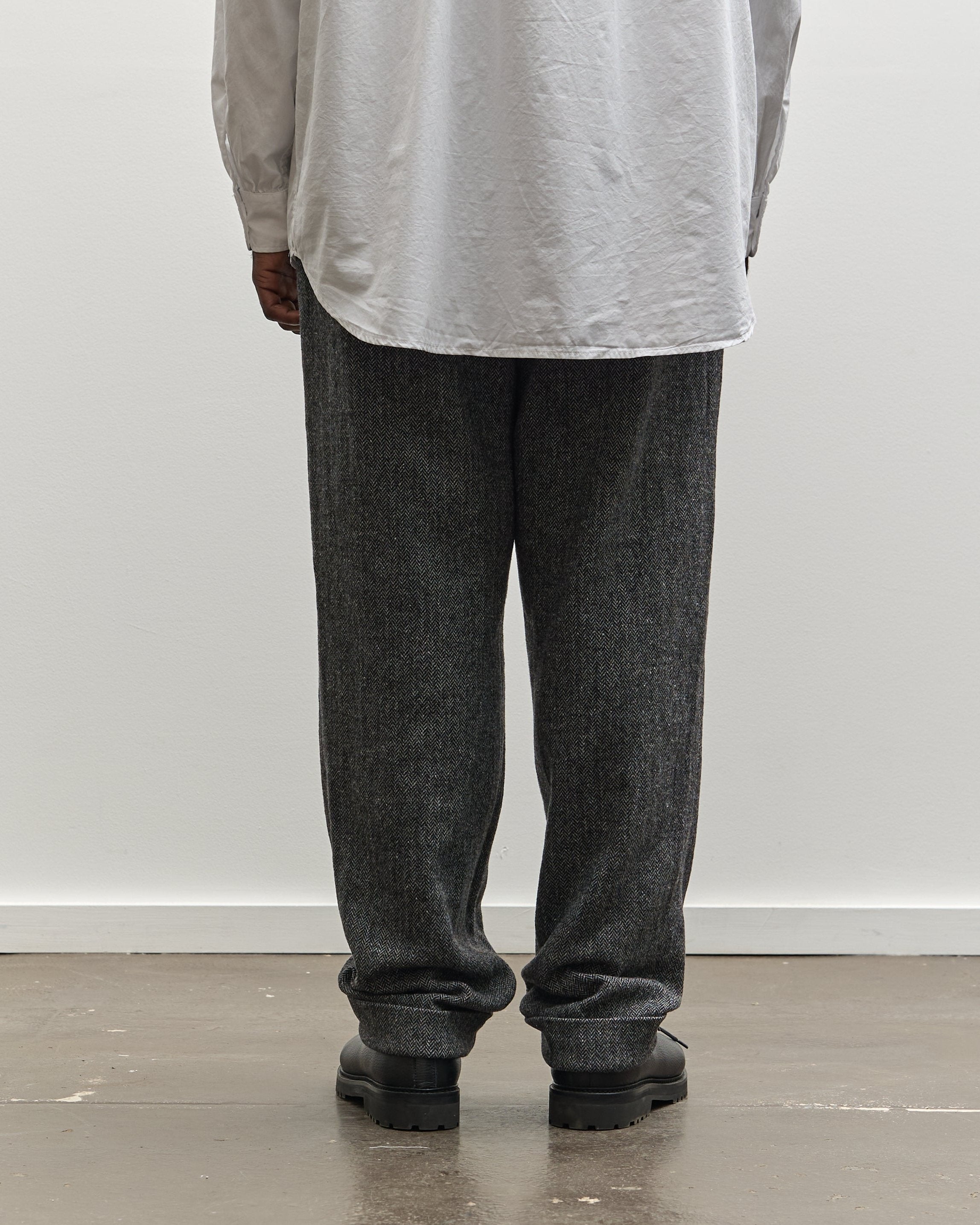 品揃え豊富で Engineered Garments Carlyle Pant, Grey Poly Wool Herringbone パンツ