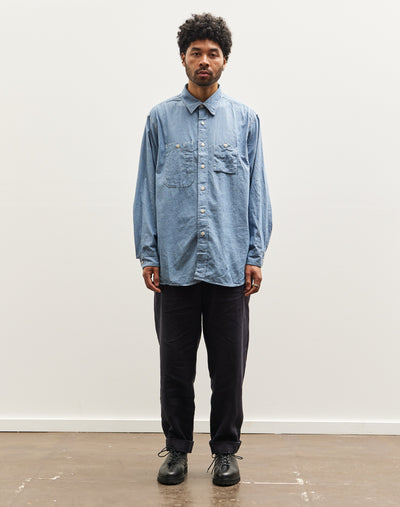 Engineered Garments Chambray Work Shirt, Light Blue