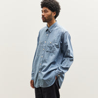 Engineered Garments Chambray Work Shirt, Light Blue