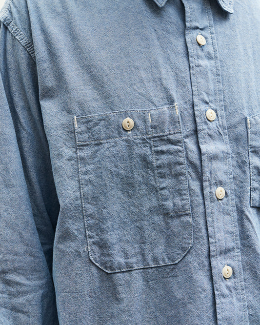 Engineered Garments Chambray Work Shirt, Light Blue