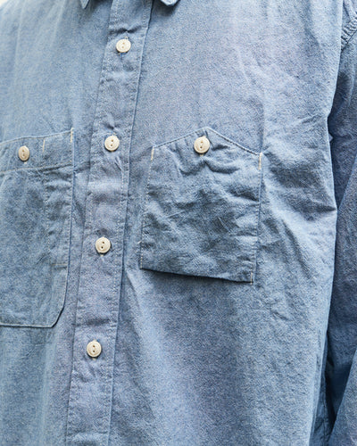 Engineered Garments Chambray Work Shirt, Light Blue