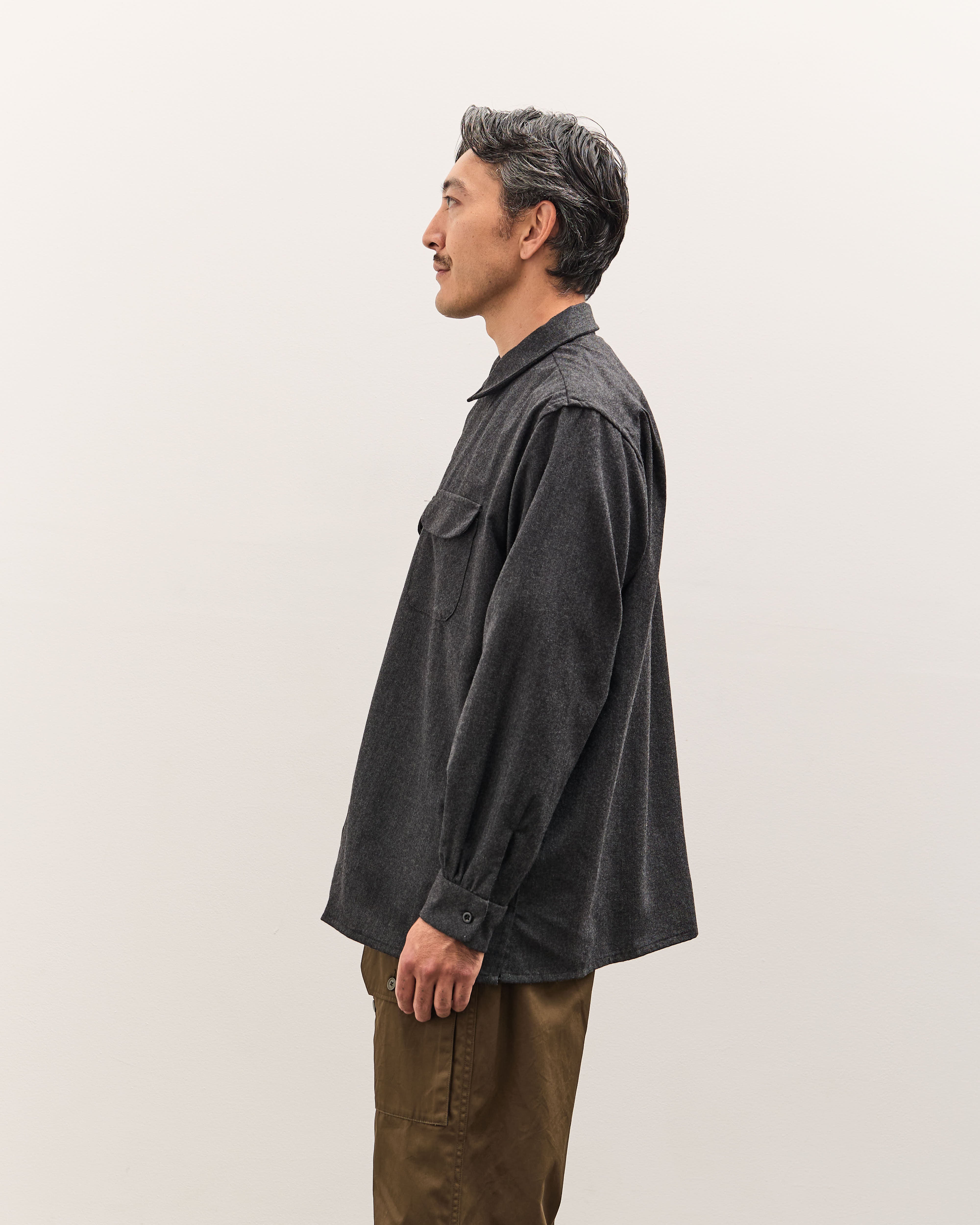 Engineered Garments Classic Shirt, Charcoal – Glasswing