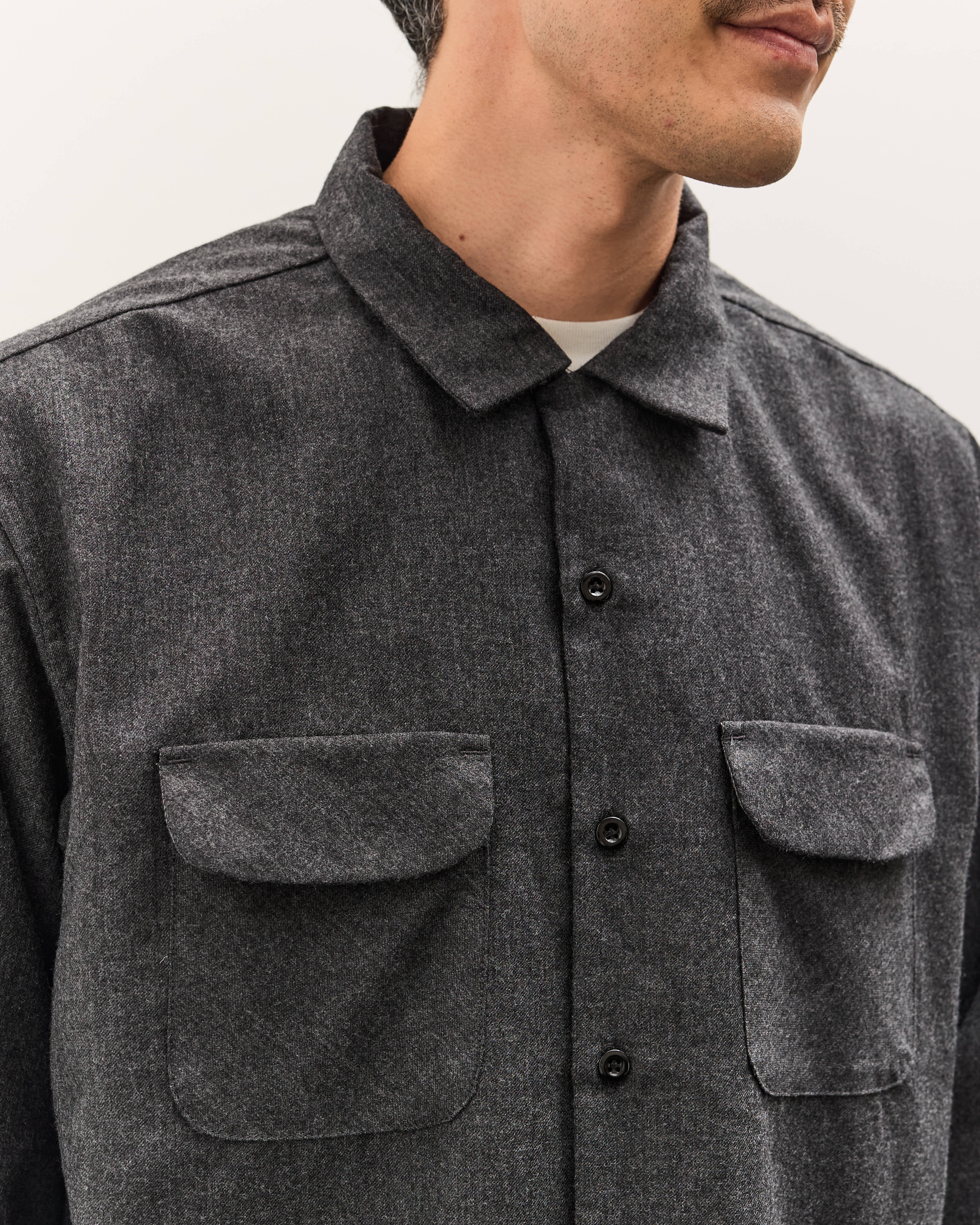 Engineered Garments Classic Shirt, Charcoal – Glasswing