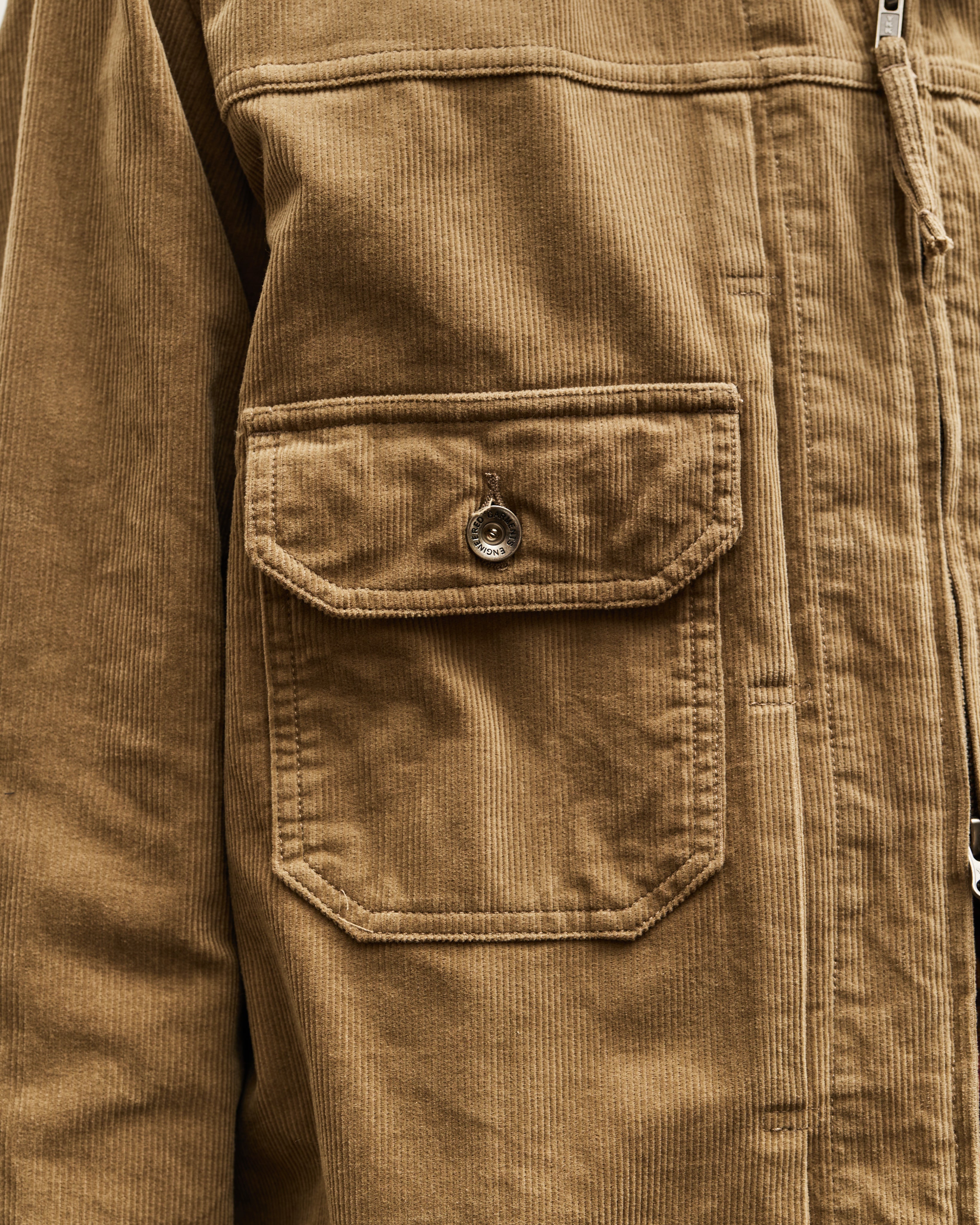 エンジニアードガーメンツ Corduroy Baker Jacket Engineered Garments Corduroy Trucker Jacket, Khaki – Glasswing