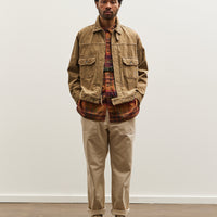 Engineered Garments Corduroy Trucker Jacket, Khaki