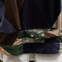 Engineered Garments Corduroy Trucker Jacket, Triangle Patchwork