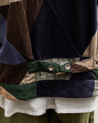 Engineered Garments Corduroy Trucker Jacket, Triangle Patchwork