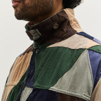 Engineered Garments Corduroy Trucker Jacket, Triangle Patchwork