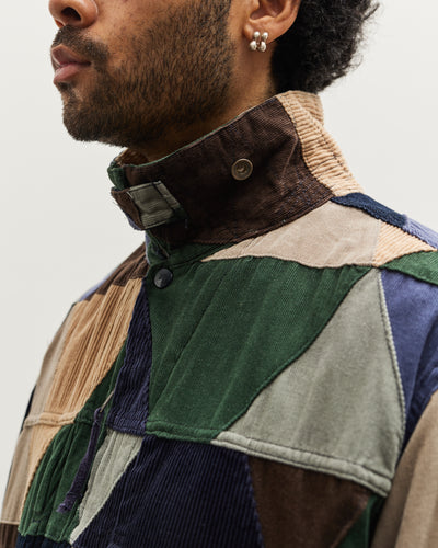 Engineered Garments Corduroy Trucker Jacket, Triangle Patchwork