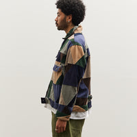 Engineered Garments Corduroy Trucker Jacket, Triangle Patchwork