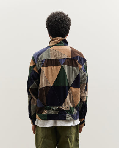 Engineered Garments Corduroy Trucker Jacket, Triangle Patchwork