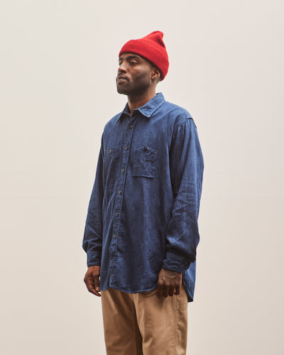 Engineered Garments Denim Work Shirt, Navy