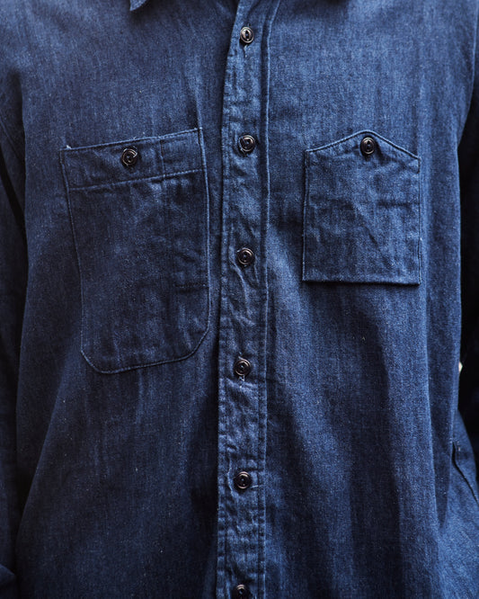 Engineered Garments Denim Work Shirt, Navy