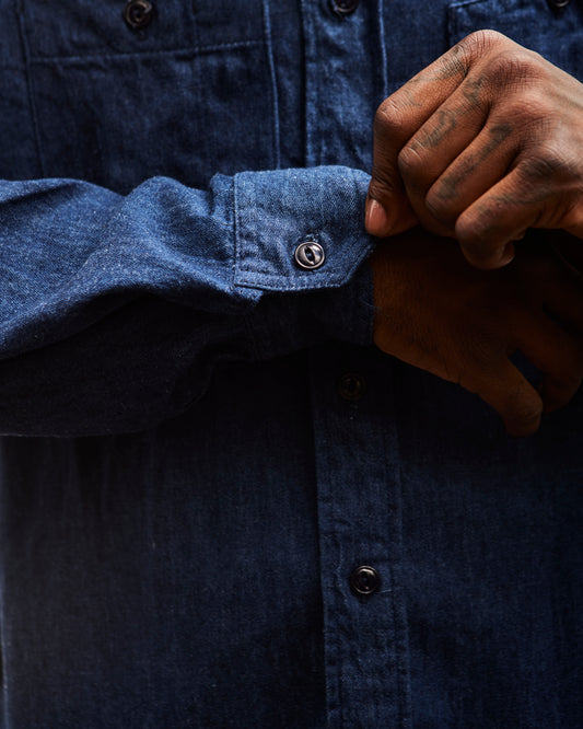 Engineered Garments Denim Work Shirt, Navy