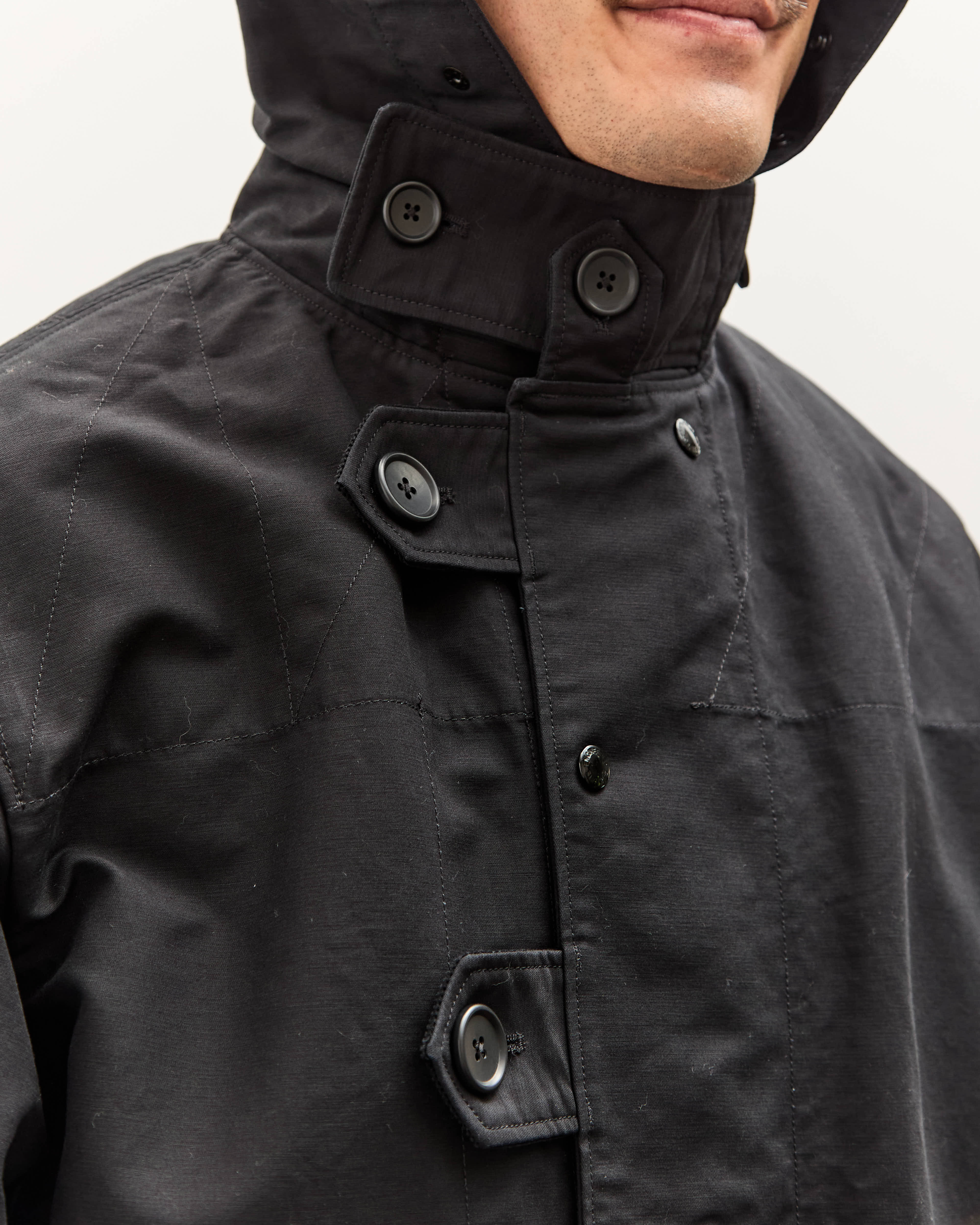 Engineered Garments Duffle Coat, Black – Glasswing