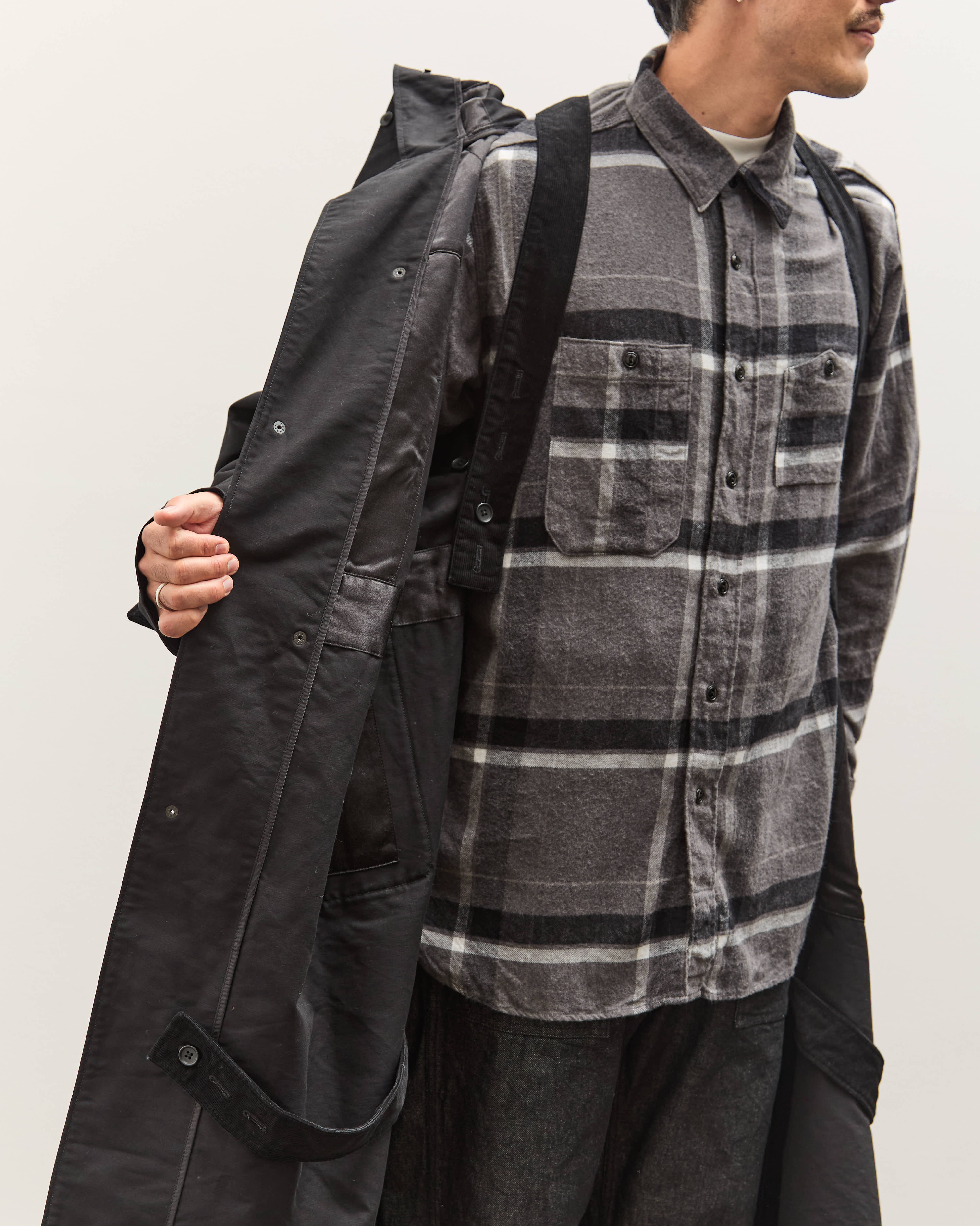 Engineered Garments Duffle Coat, Black – Glasswing