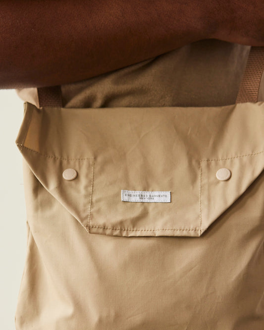 Engineered Garments Duracloth Poplin Shoulder Pouch, Khaki