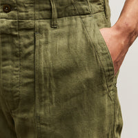 Engineered Garments Fatigue Pant Cotton Hemp, Olive