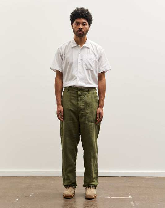 Engineered Garments Fatigue Pant Cotton Hemp, Olive