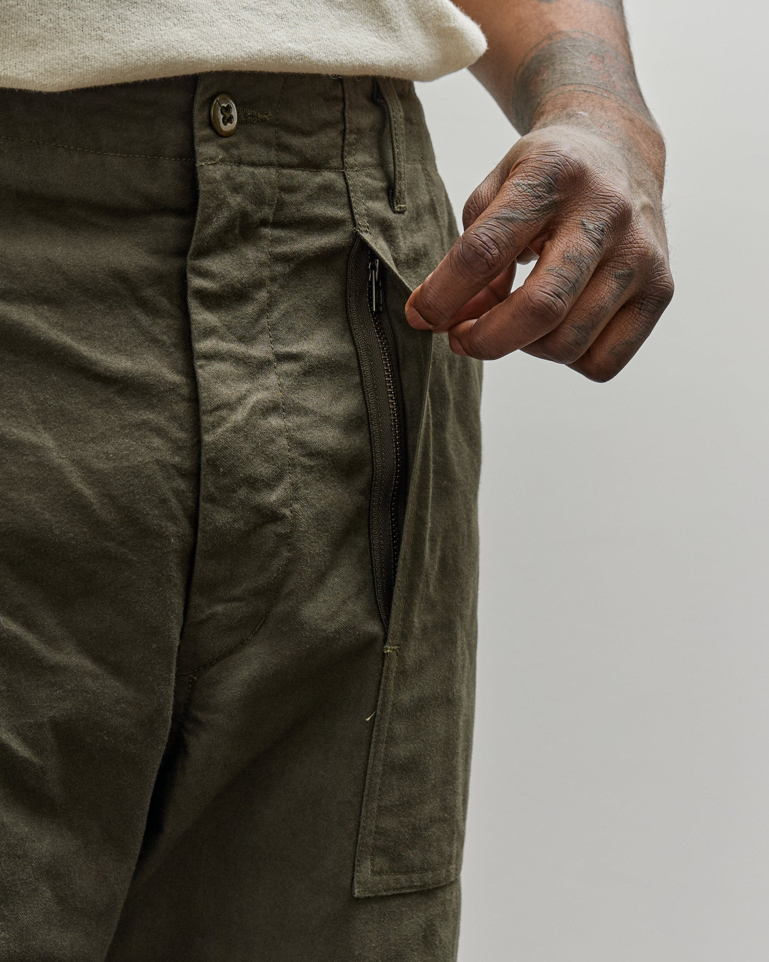 Engineered Garments Fatigue Pant, Olive – Glasswing Engineered Garments Fatigue Pant, Olive – Glasswing