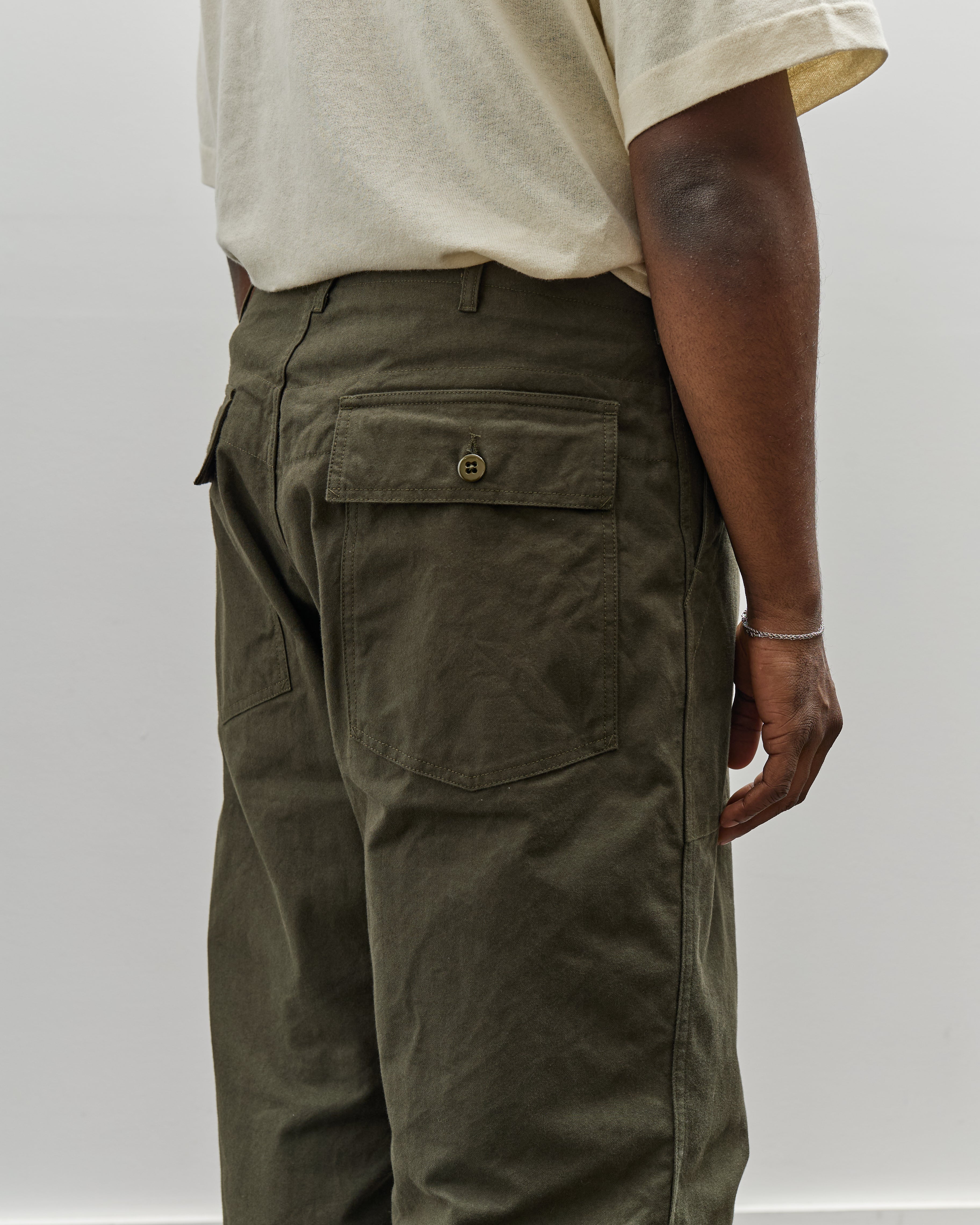 Engineered Garments Fatigue Pant, Olive – Glasswing Engineered Garments Fatigue Pant, Olive – Glasswing