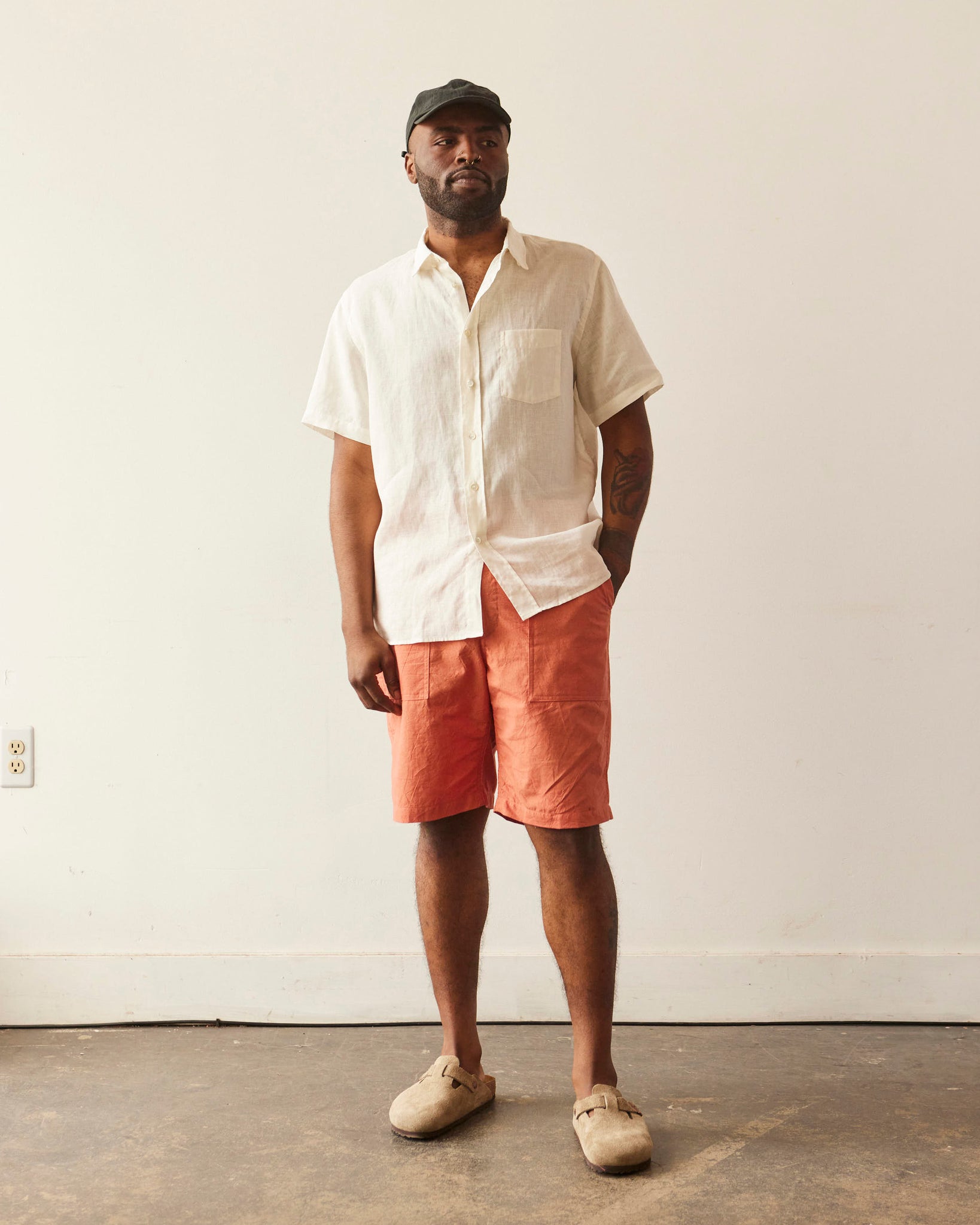 Engineered Garments Fatigue Short, Rust | Glasswing