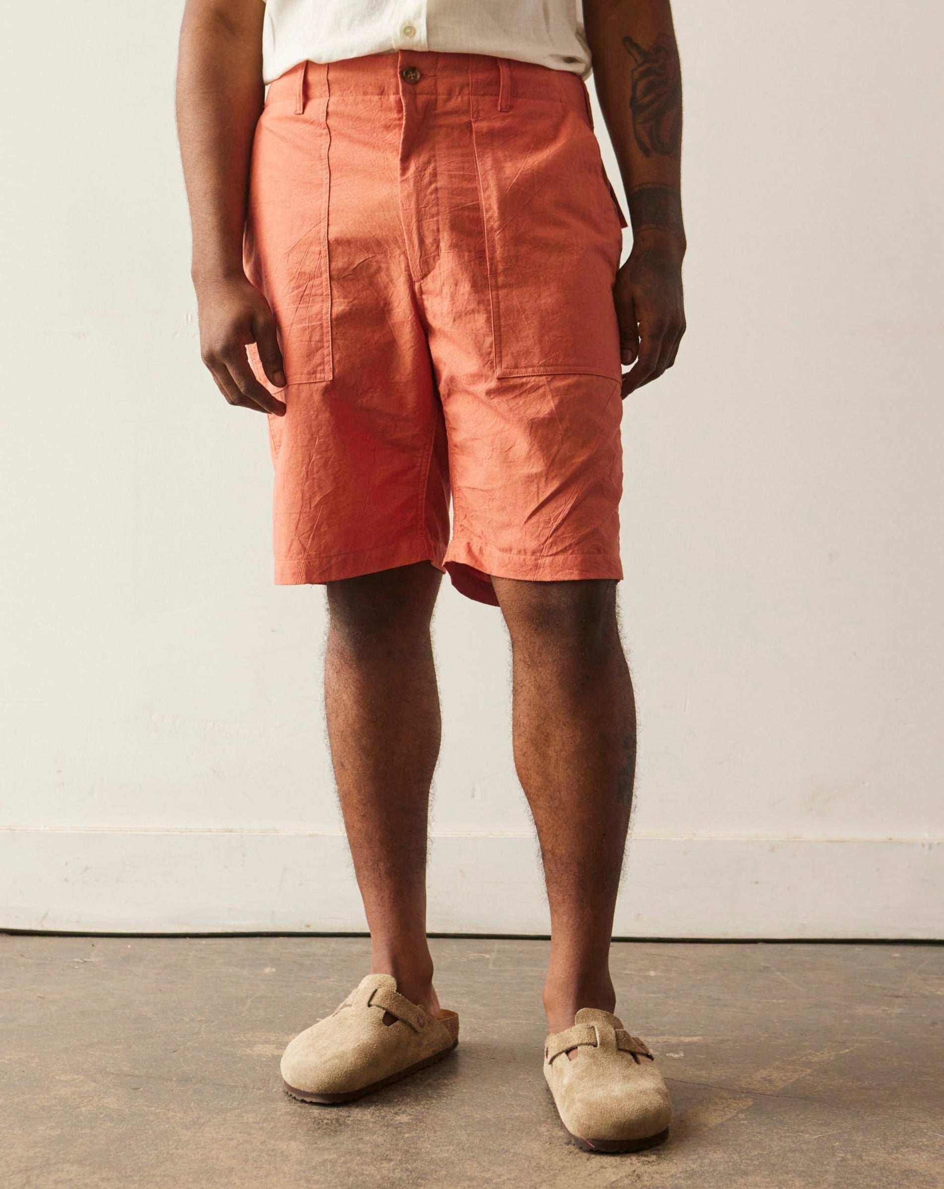 Engineered Garments Fatigue Short, Rust | Glasswing