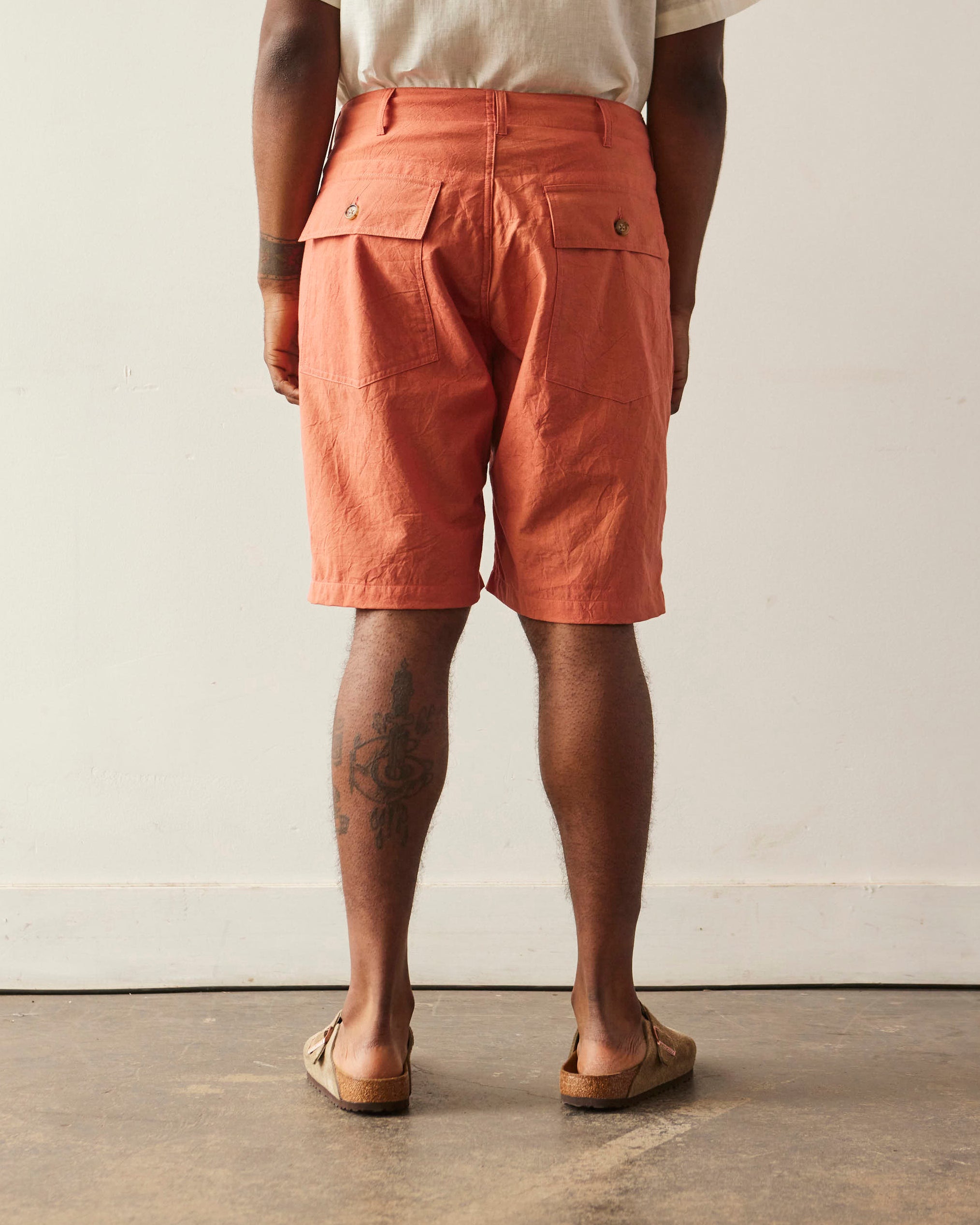 Engineered Garments Fatigue Short, Rust