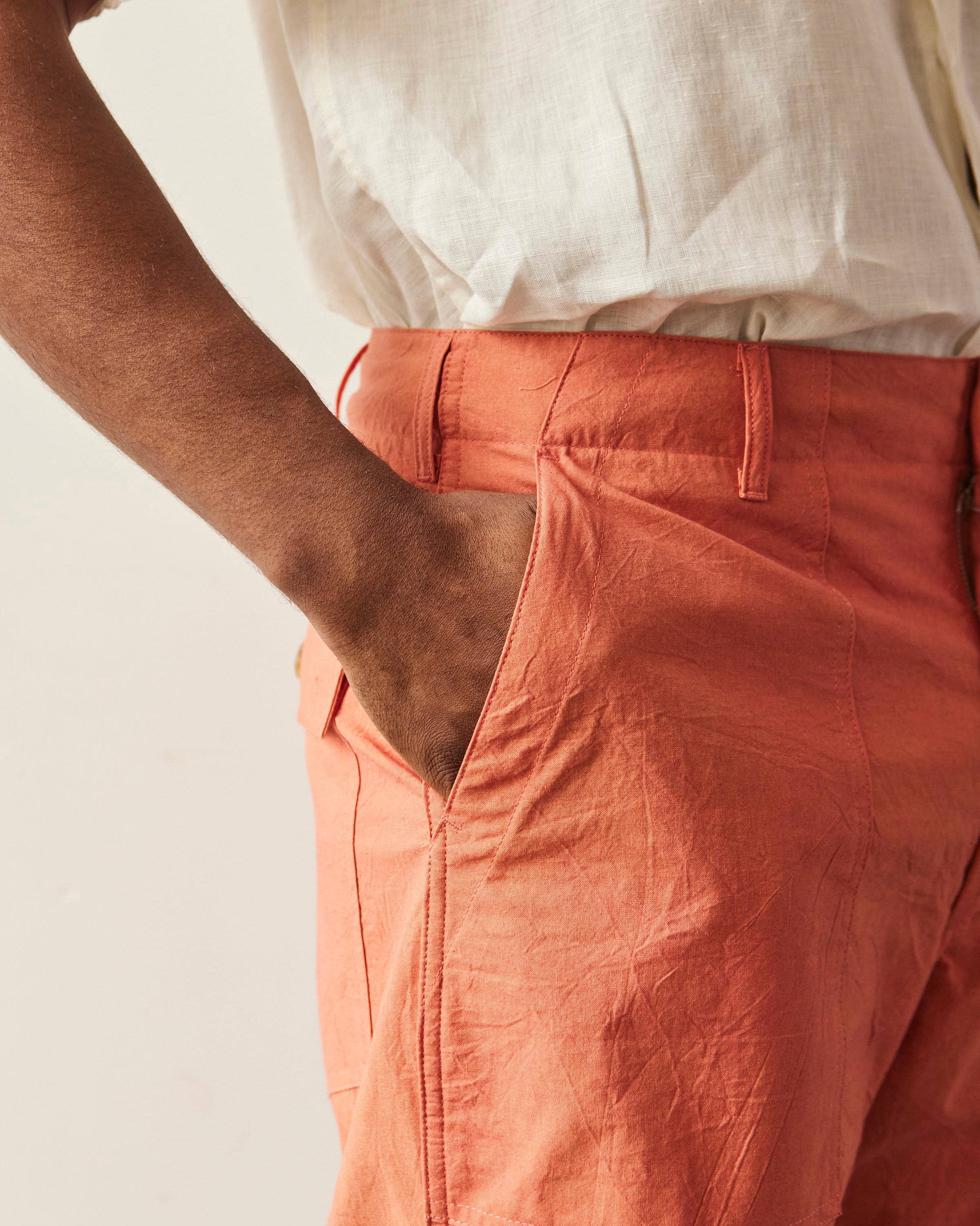 Engineered Garments Fatigue Short, Rust – Glasswing