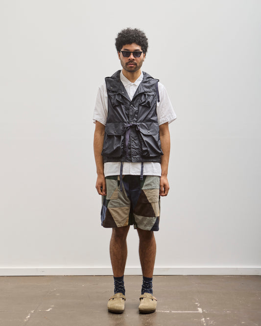 Engineered Garments Micro Ripstop Field Vest, Navy