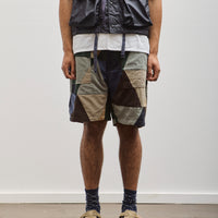 Engineered Garments Fatigue Short, Triangle Patchwork