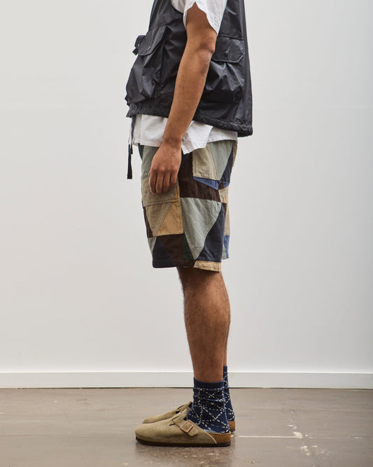 Engineered Garments Fatigue Short, Triangle Patchwork