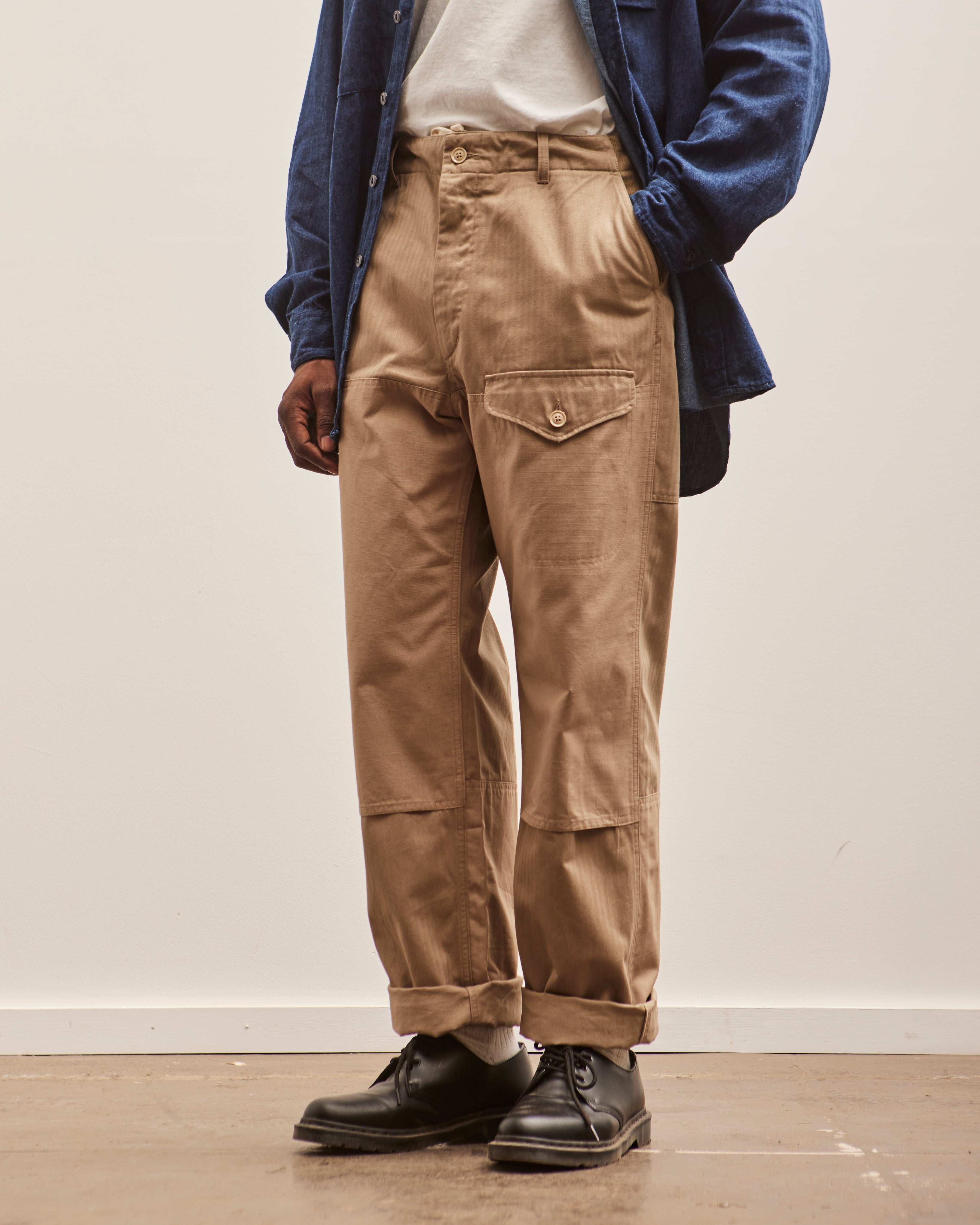 パンツ Engineered Garments Glass Field Pant Engineered Garments Field Pant, Khaki – Glasswing
