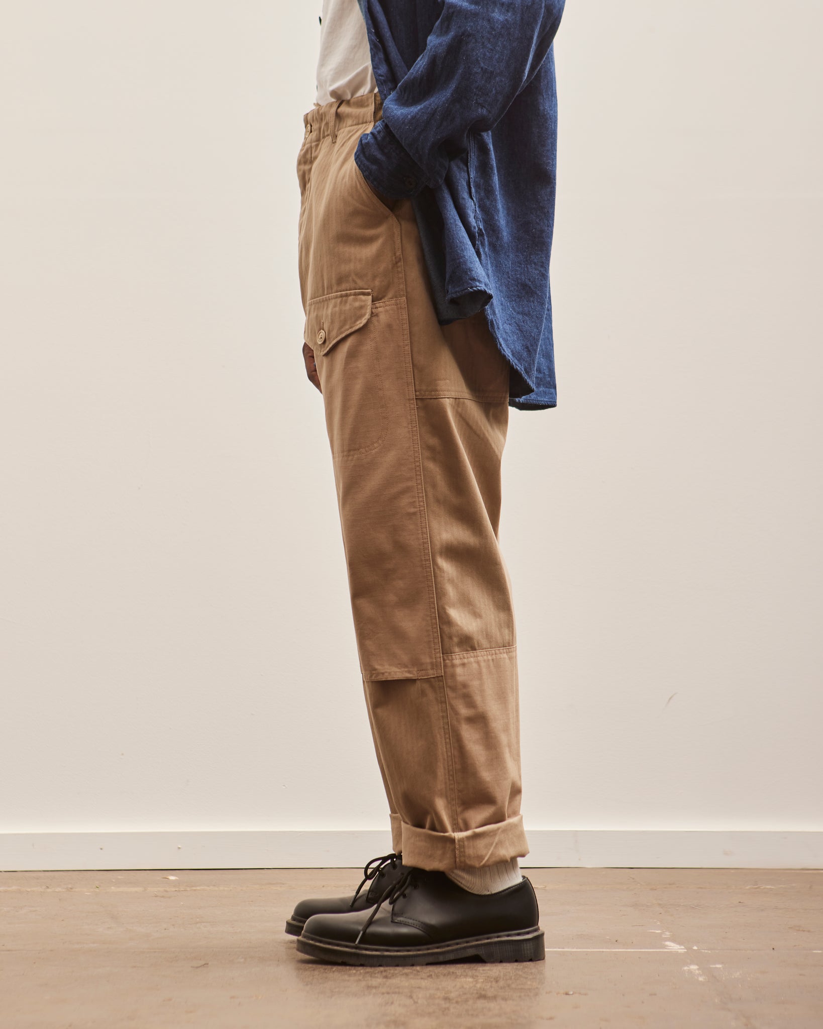 Engineered Garments Field Pant, Khaki | Glasswing